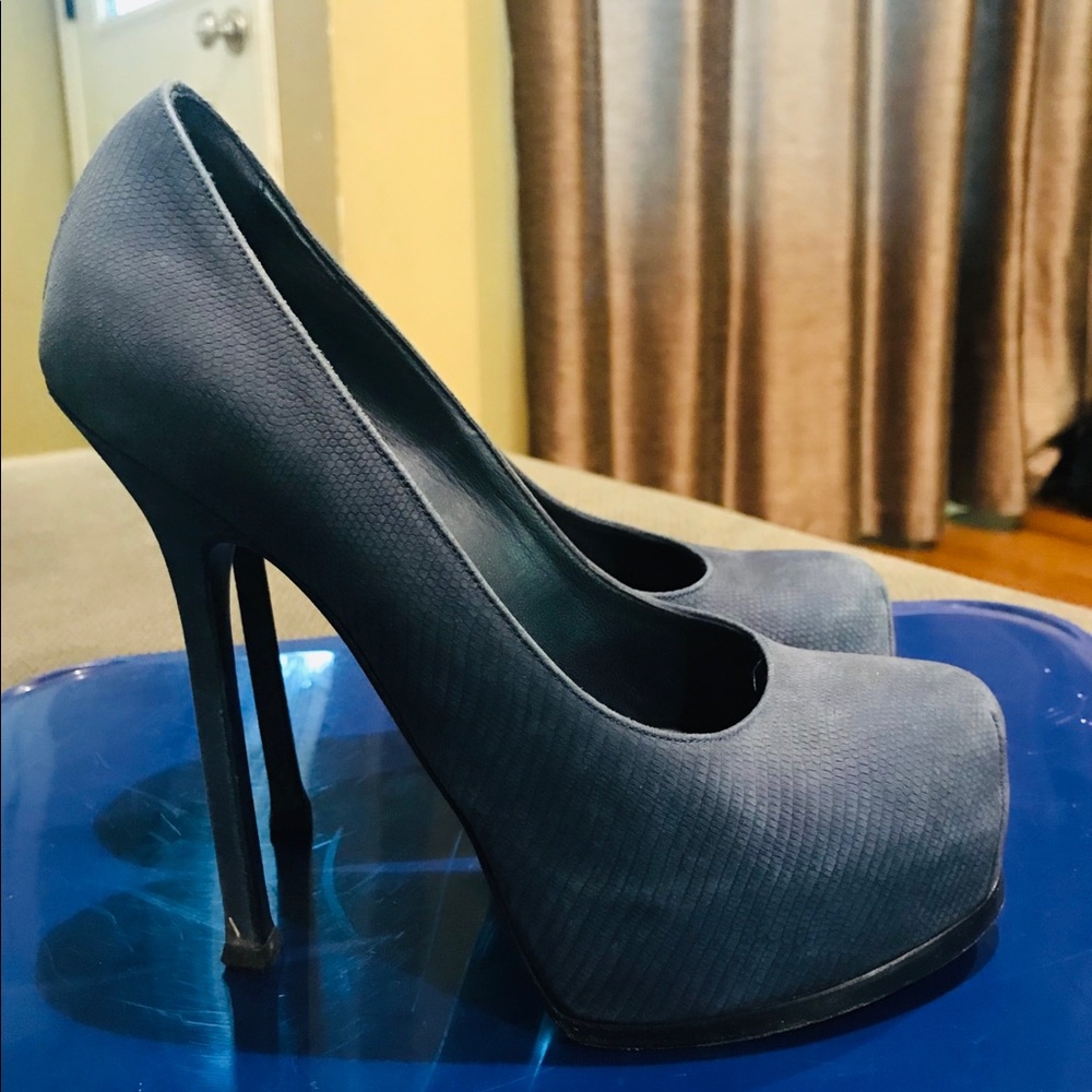 YSL platform heels